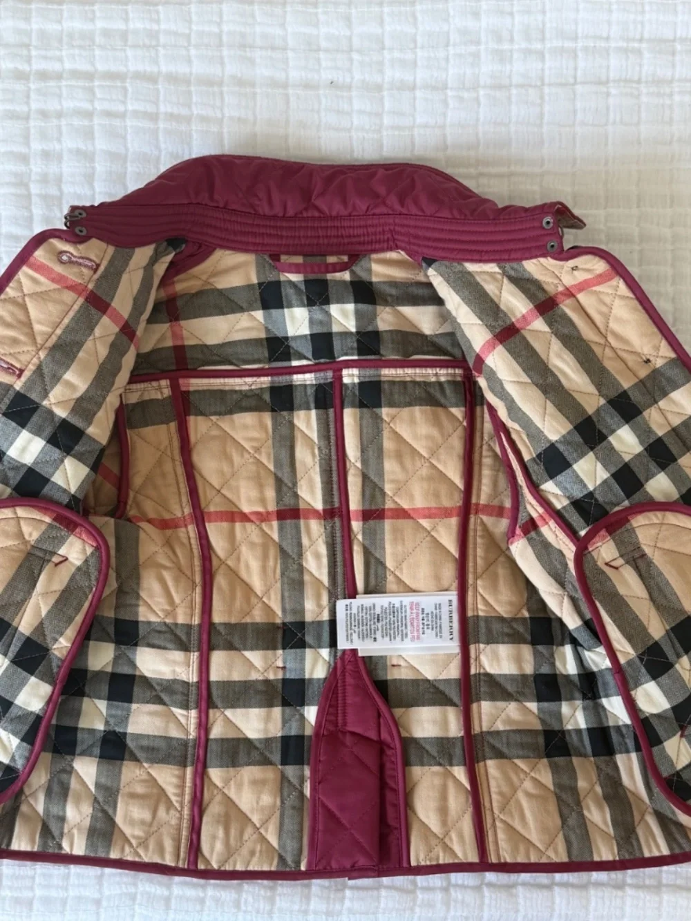 Little girl Burberry jacket